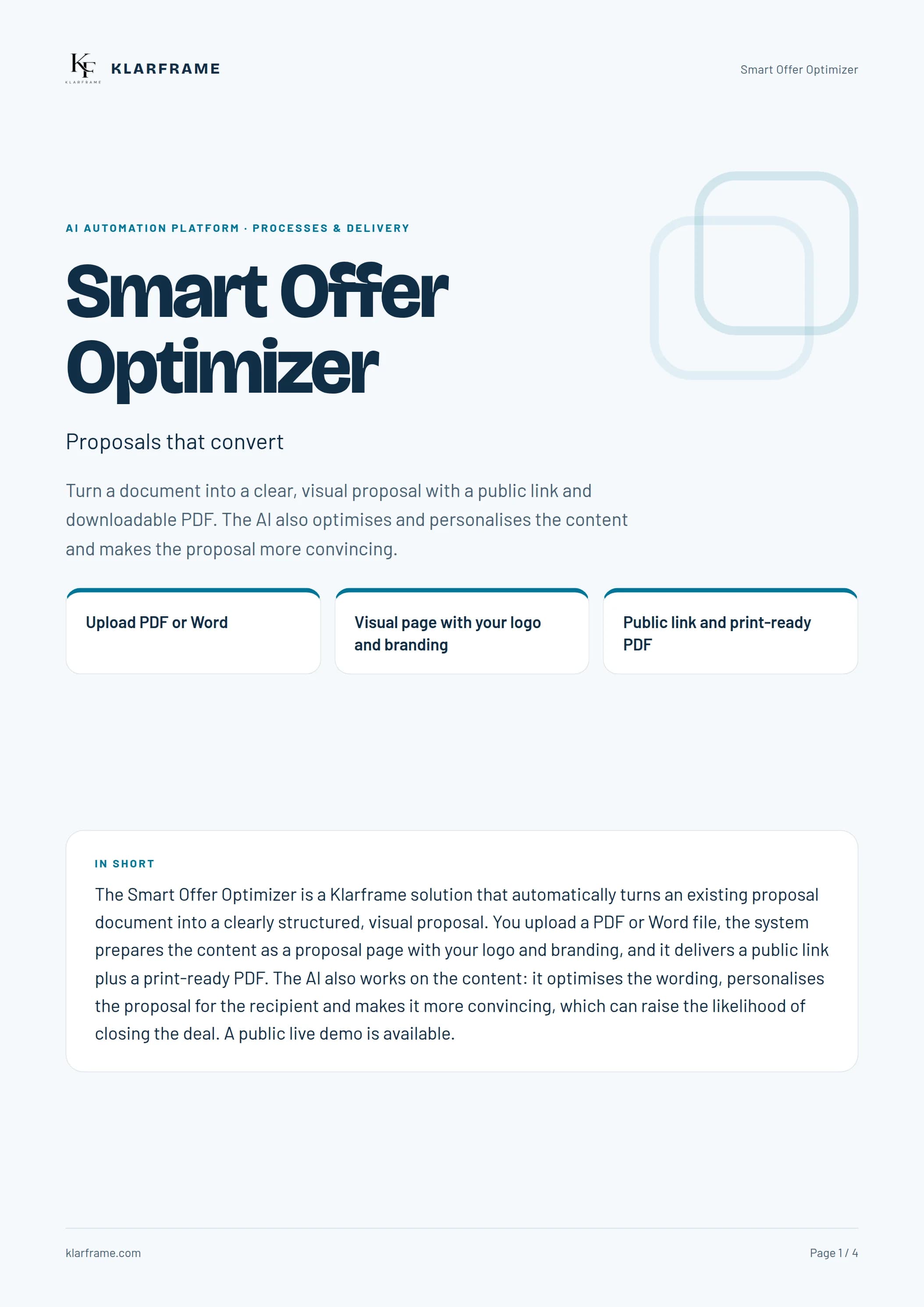 Smart Offer Optimizer