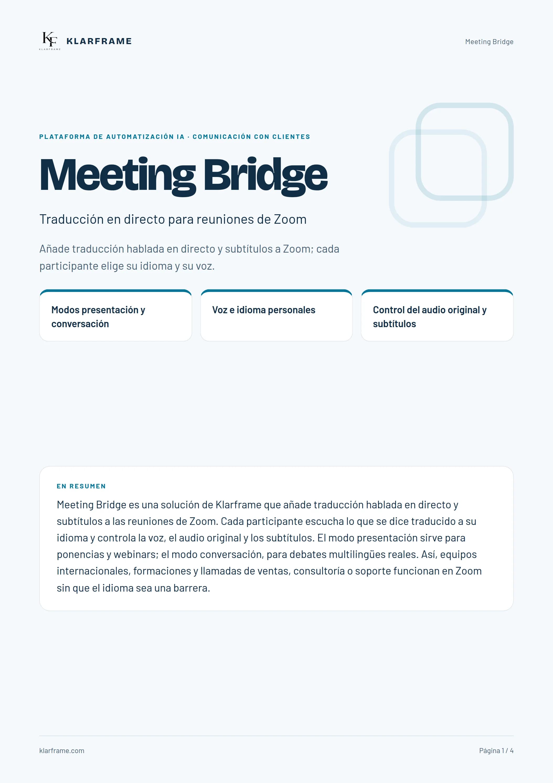 Meeting Bridge