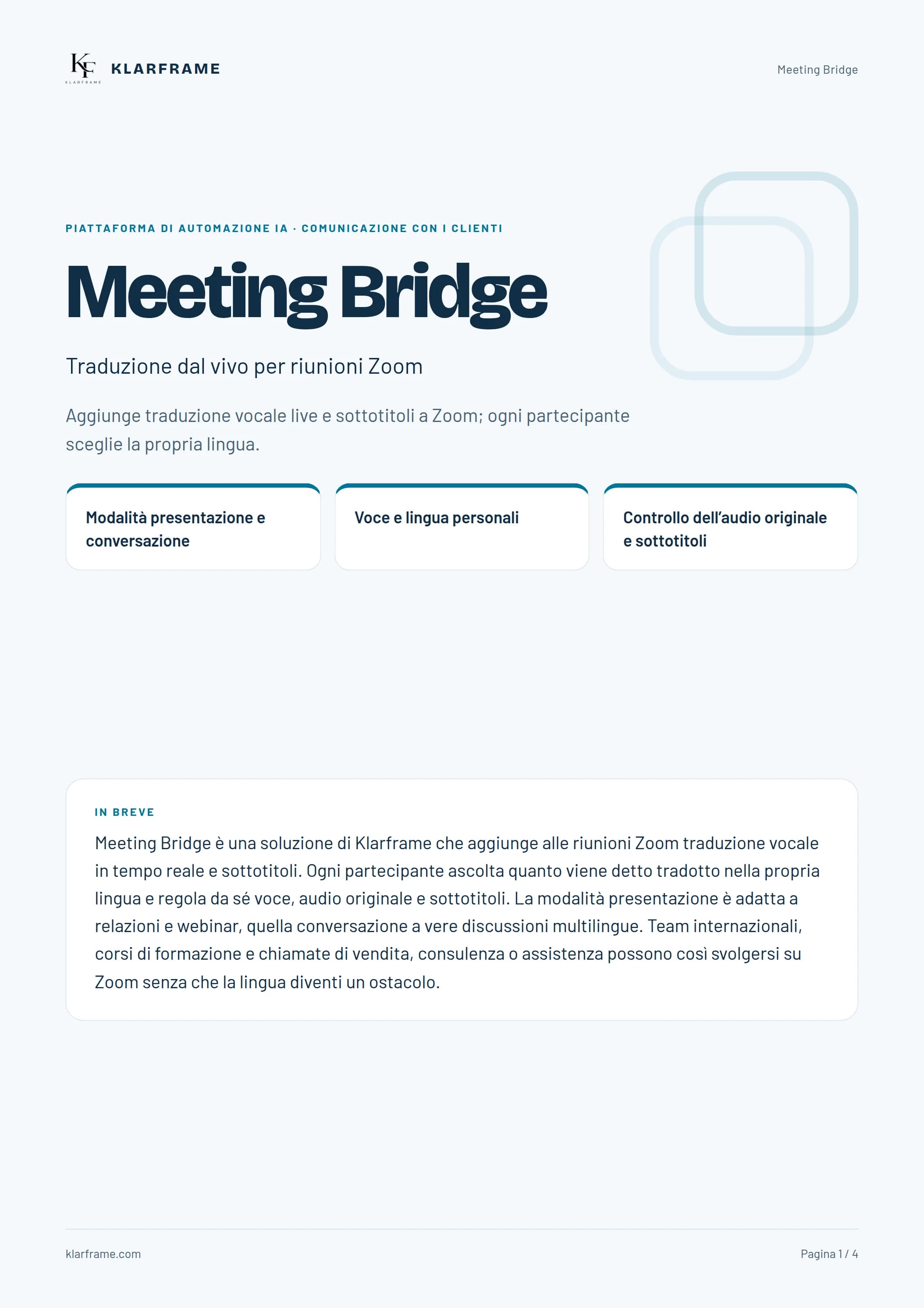 Meeting Bridge