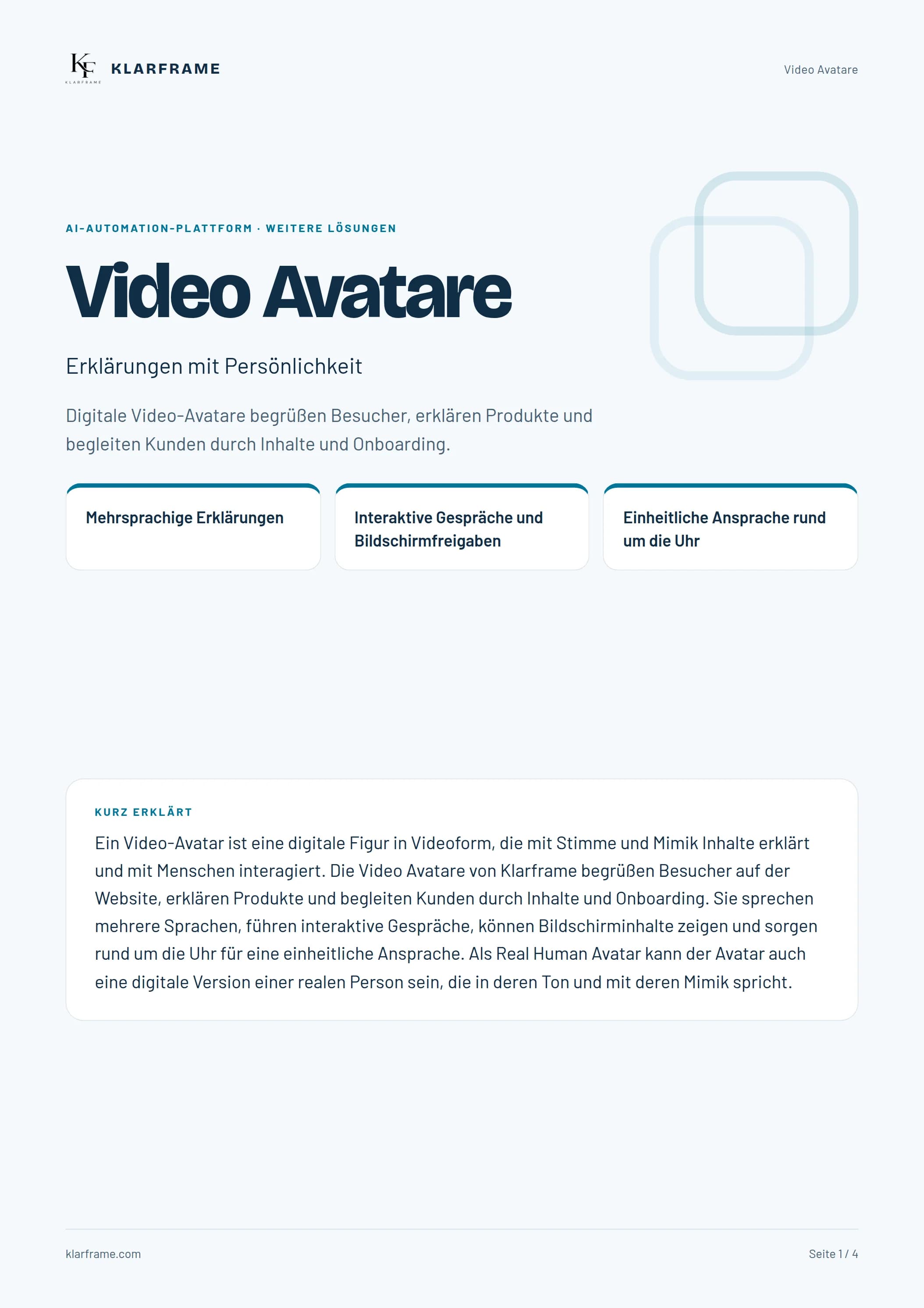 Video Avatare