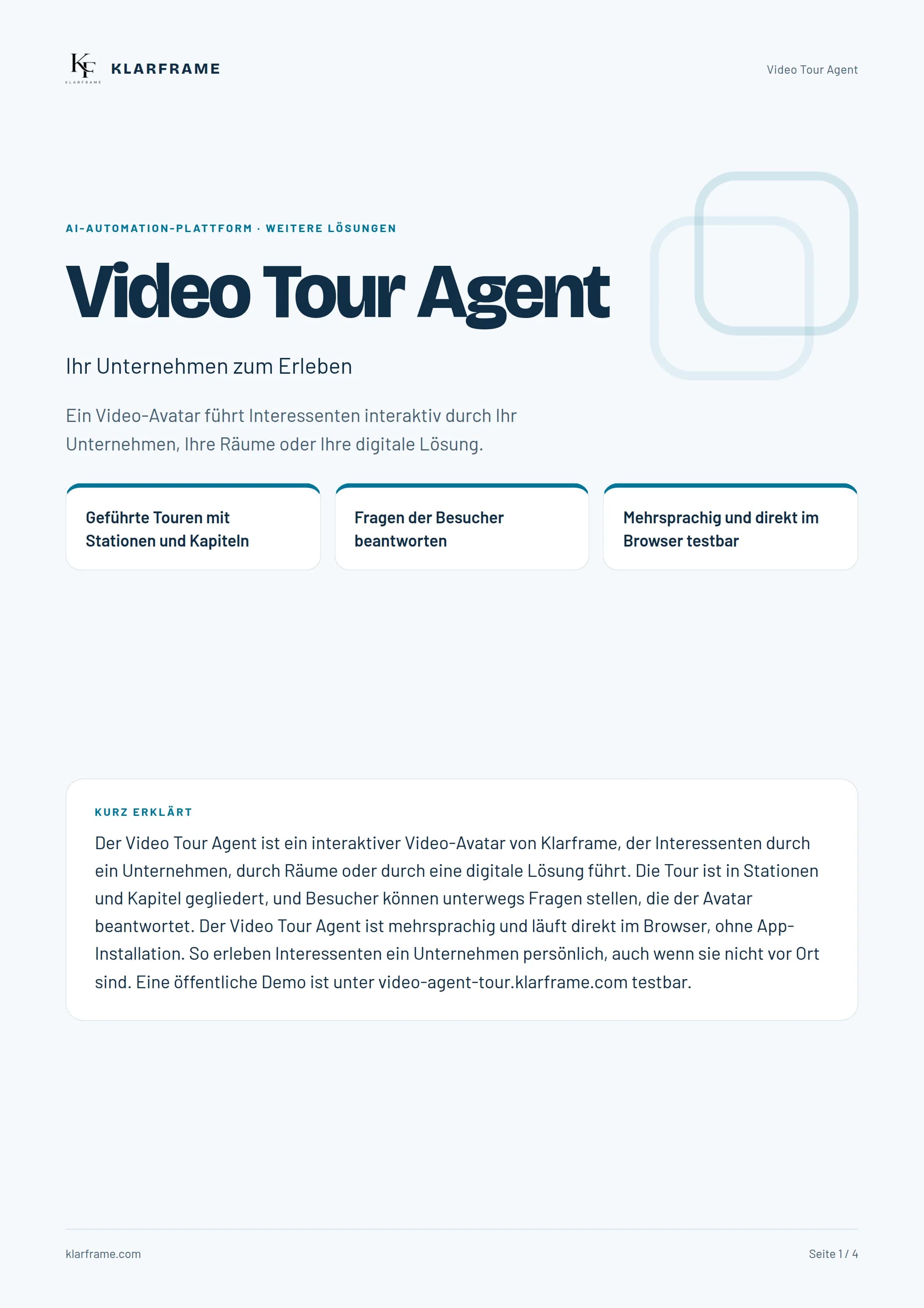 Video Tour Agent