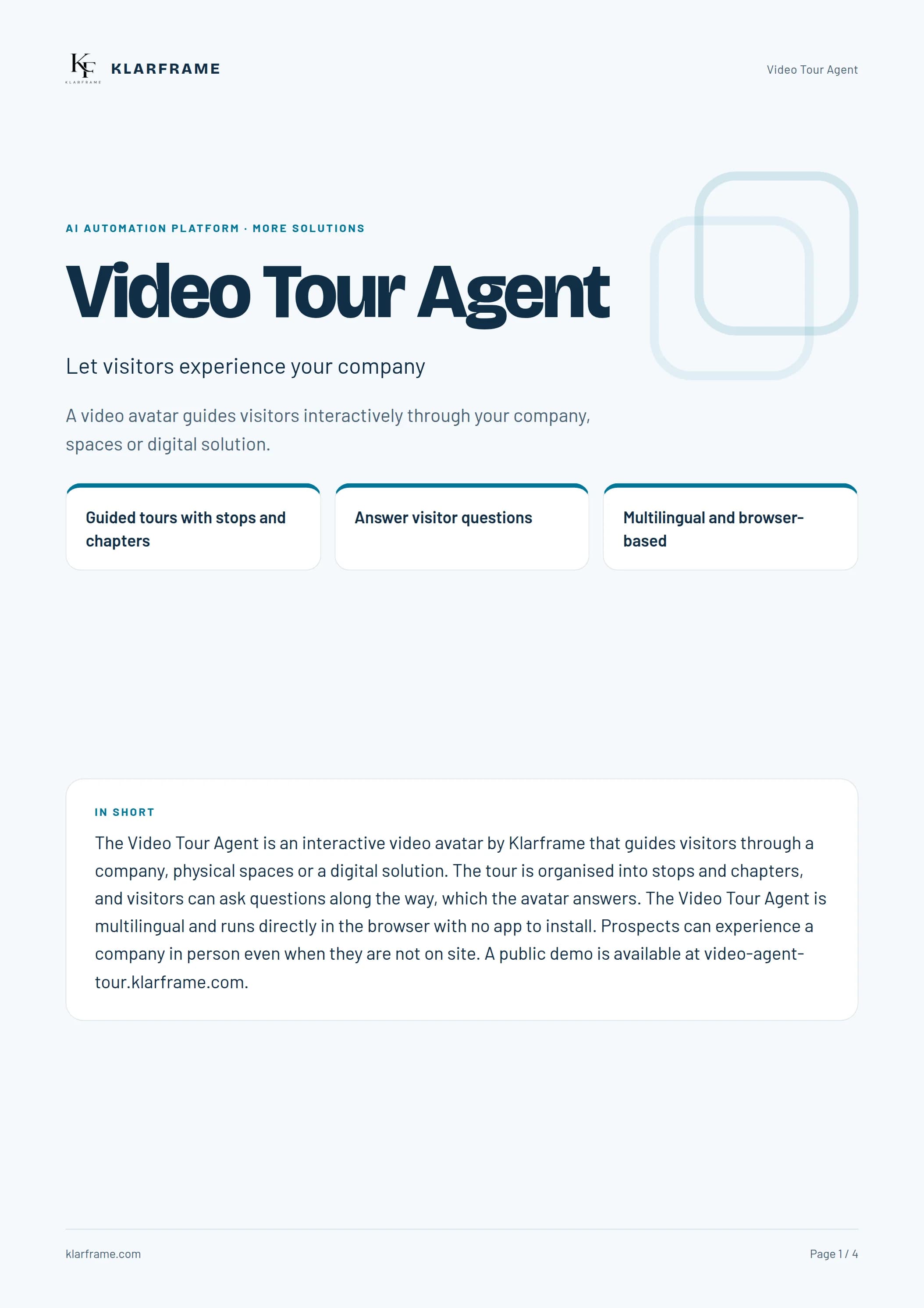 Video Tour Agent