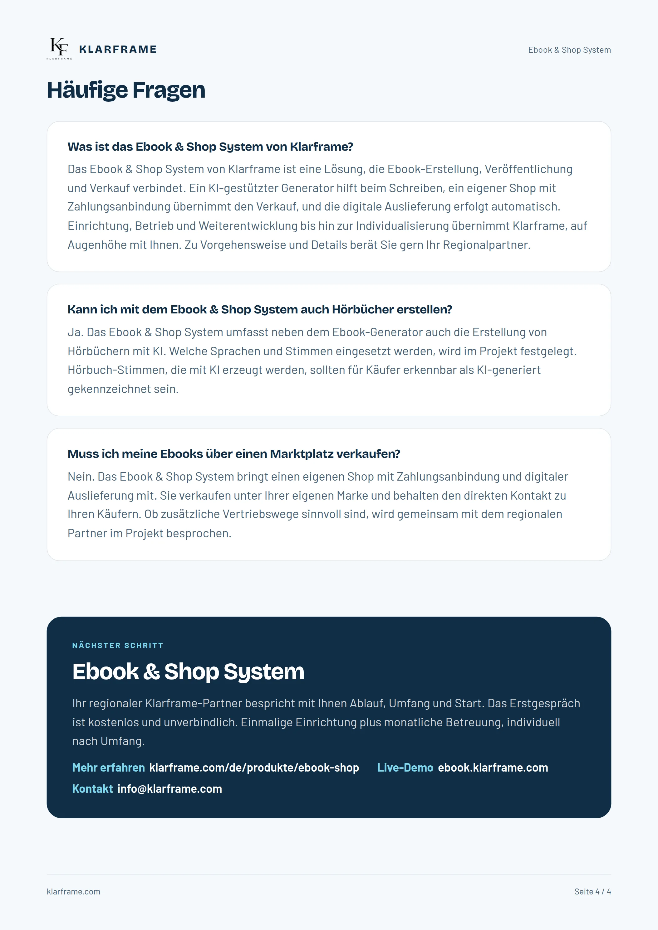 Ebook & Shop System — Seite 4