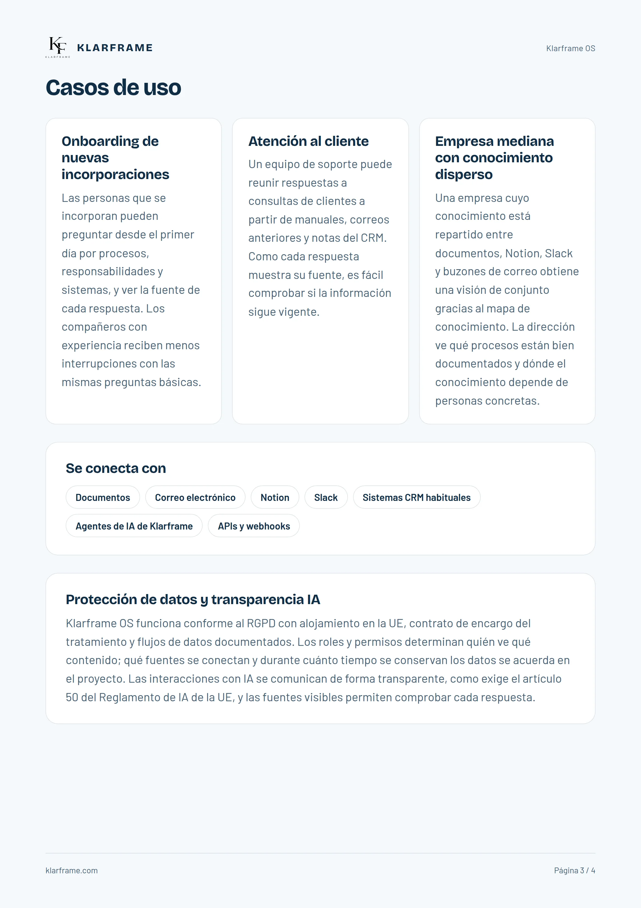 Klarframe OS — Página 3