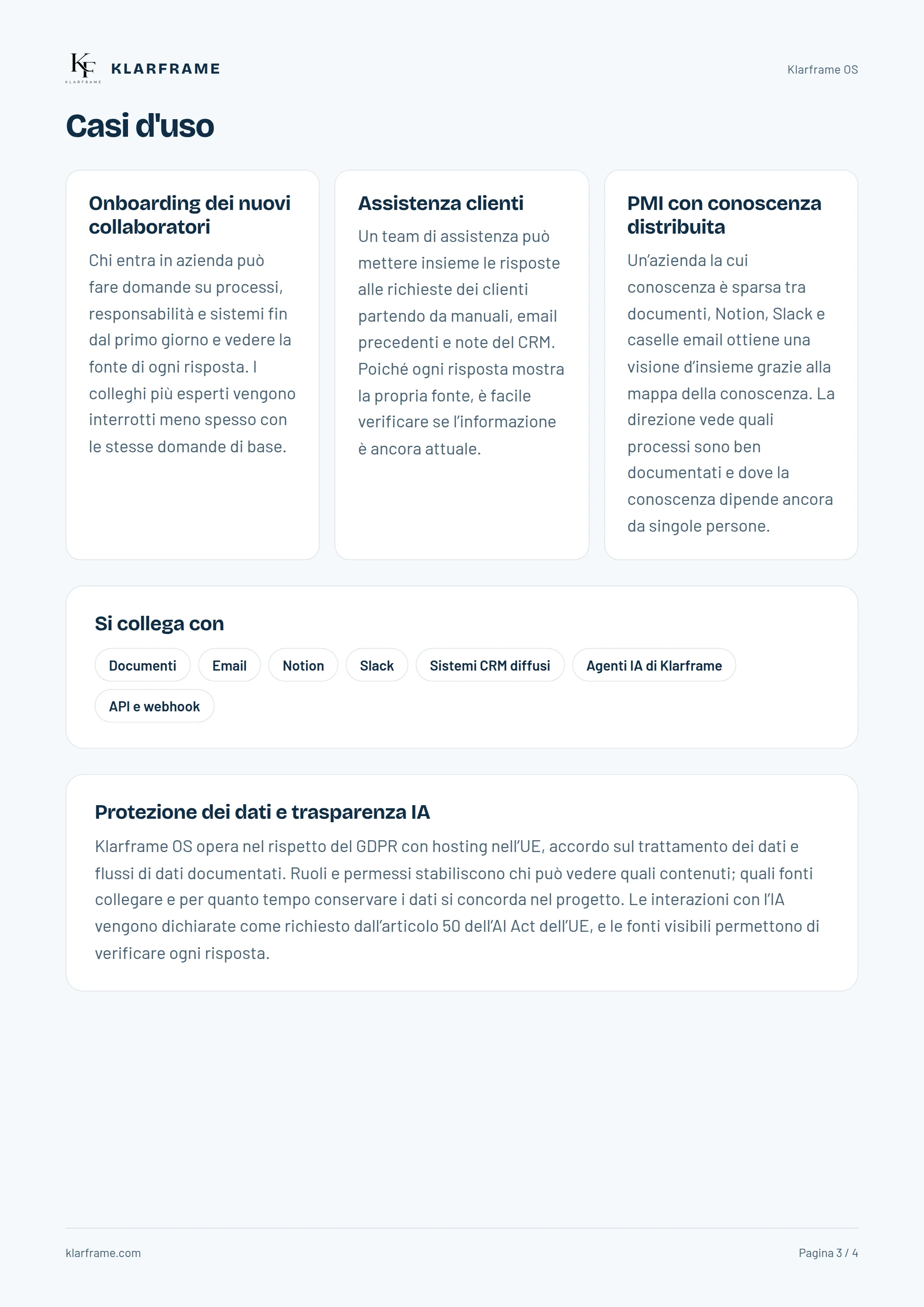 Klarframe OS — Pagina 3