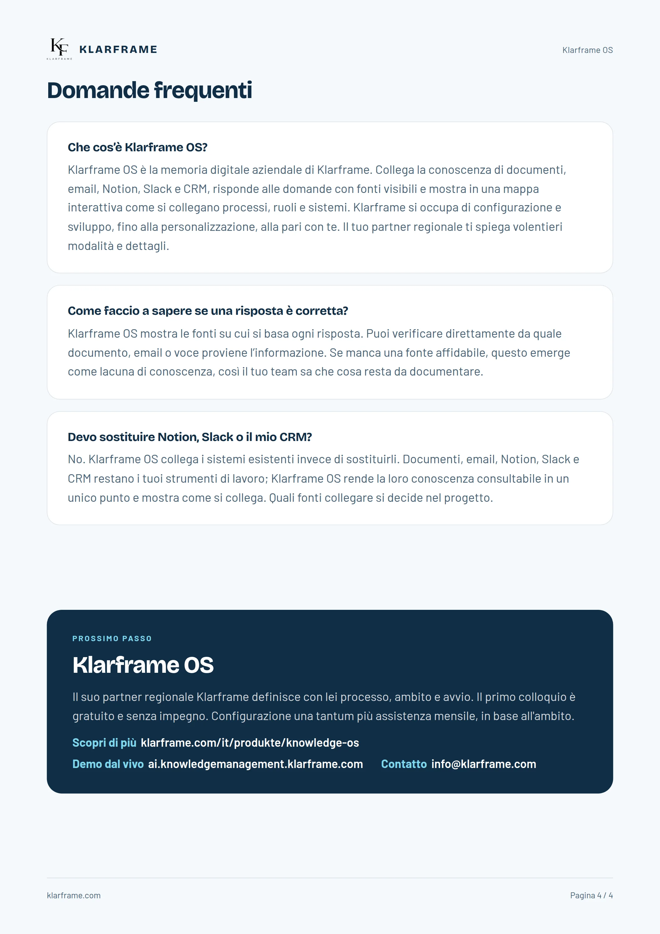 Klarframe OS — Pagina 4